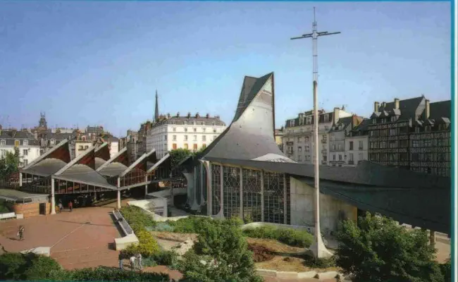 Cross built in Rouen, France, where she was burned alive.